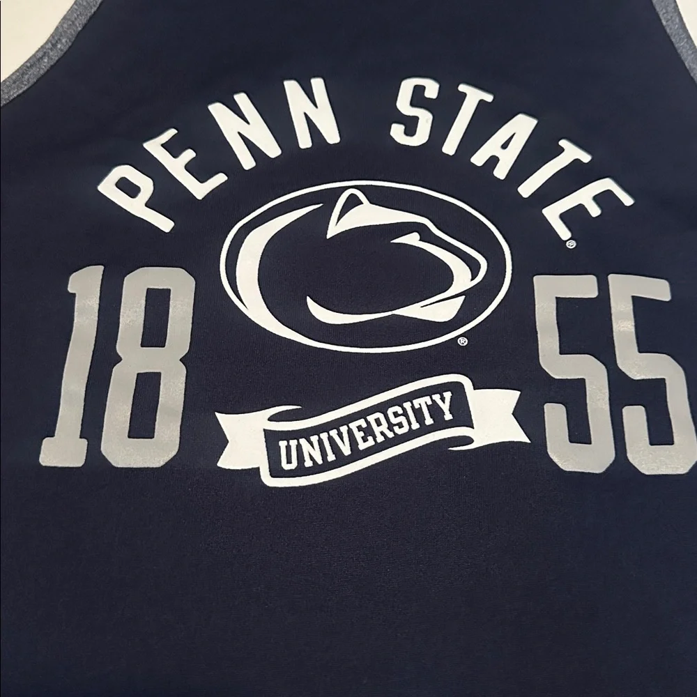 Under Armour Penn State Tank Top Navy Gray Small - Picture 2 of 5